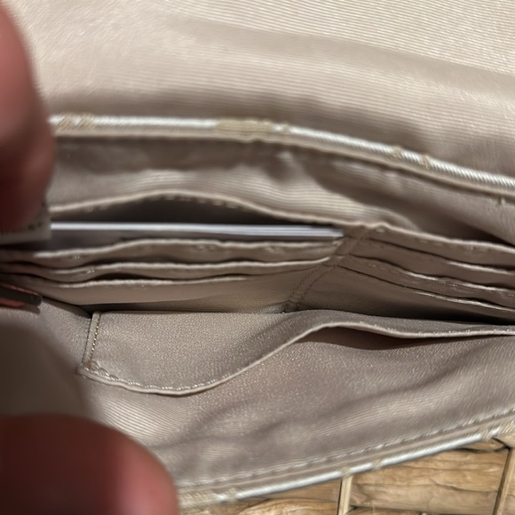 NWT Coach Kristin Wristlet Wallet Large sateen & leather Y2K vibes, discontinued - Picture 5 of 8